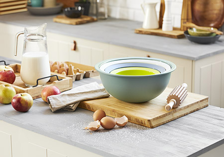 Schüssel-Sieb-Set Caruba, 4-teilig, BPA-frei