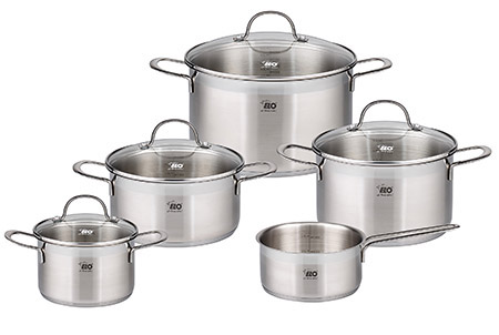 Topfset TOP Collection 5-teilig, Edelstahl 18/10,