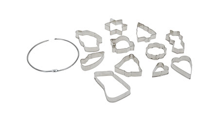 Ausstechformen, Set 11-teilig, gemischt