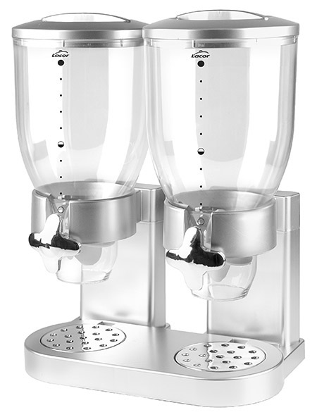 Cerealien-Doppelspender, 2x3,5L, Kunststoff ABS/PS