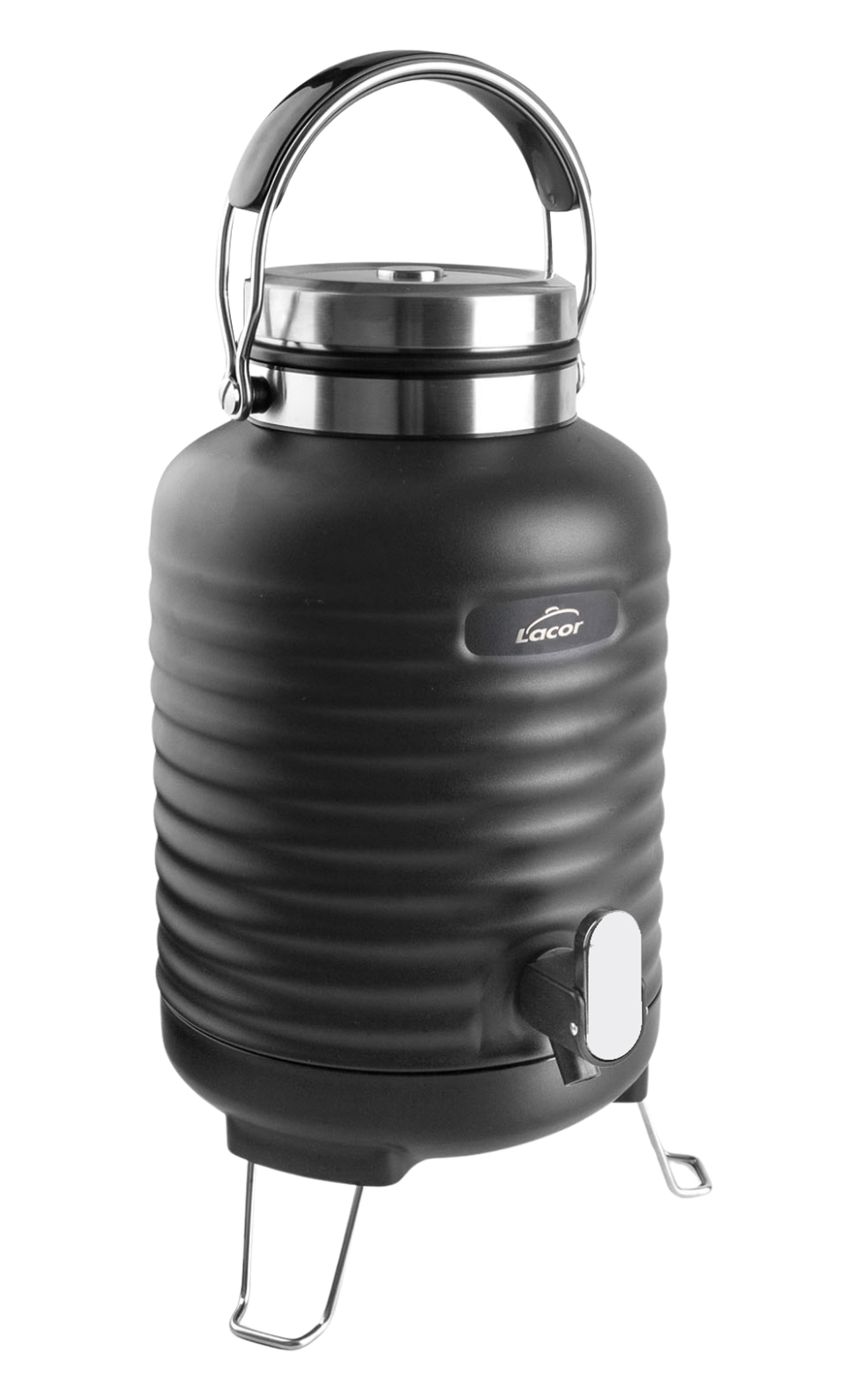 Getränkespender BUFFET, 5L, schwarz, Edelstahl