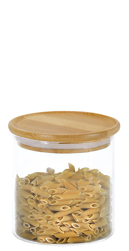 Aufbewahrungsglas, 0,55L, mit Bambusdeckel