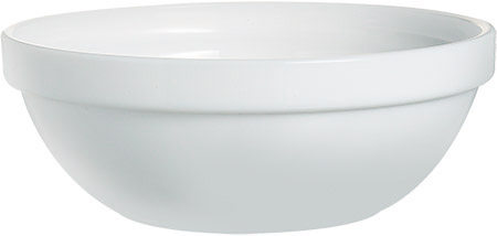 Stapelschale, 14cm, 47cl, Rest. Uni weiß