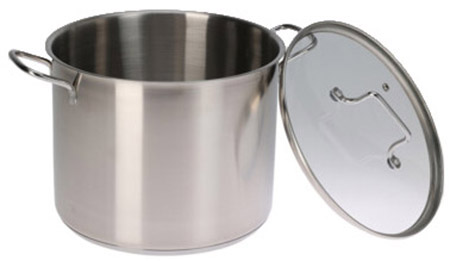 Kochtopf mit Glasdeckel, Ø 24cm, 8,5Ltr.,