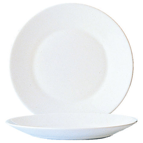 Teller flach, 22,5cm, Rest. Uni weiß