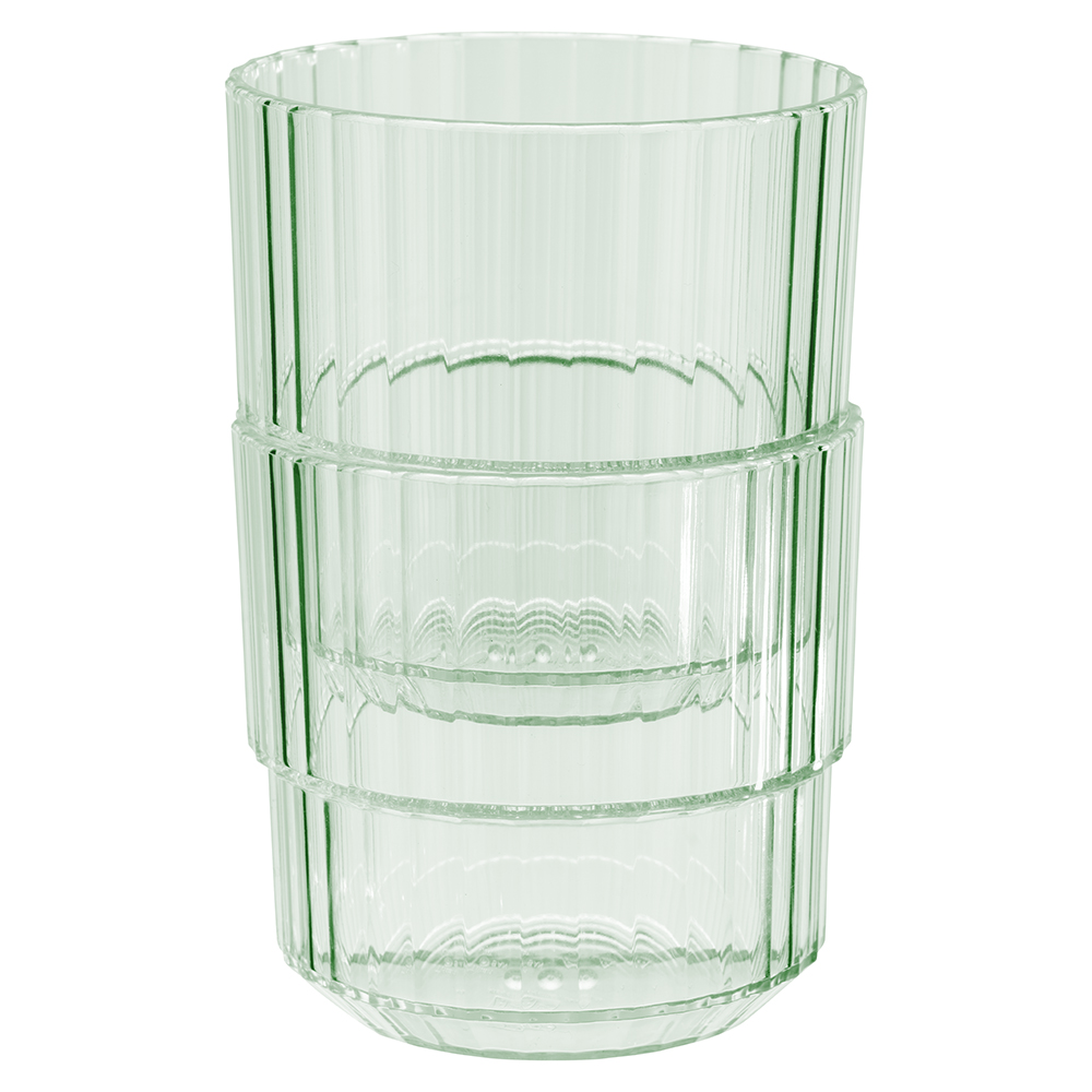 Stapelbecher LINEA, grün, 0,22l, Ø8,5cm, H8cm