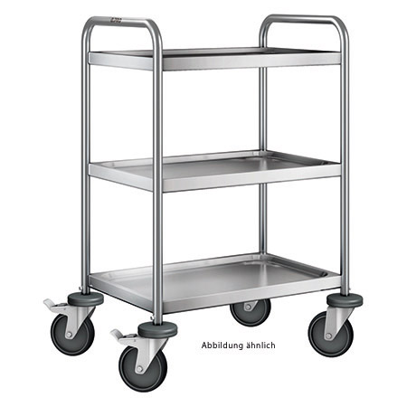 Servierwagen SW 6x4-3, luftidentische Rollen