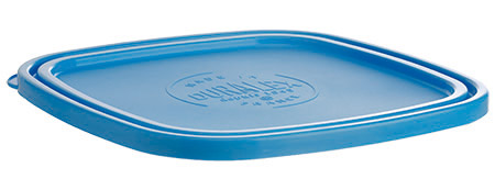 PE-Deckel blau, Lys Carré 23,1x23,1cm