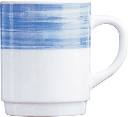 Kaffeebecher, 25cl, Brush Blue