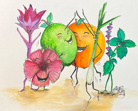 Kannenbeutel Früchte-Spaß Bio-Tee Heller Früchtetee mit Kräutern