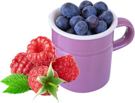 Himbeer-Blaubeere-Früchtetee Filterketten
