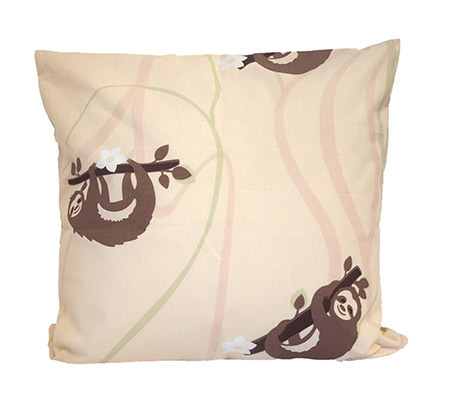 Kinderbettwäsche Faultier beige, K40x60/D100x135cm