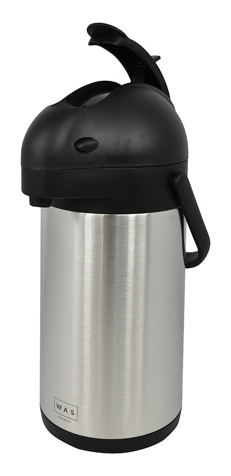 Isolier-Pumpkanne, 2,2L, Edelstahl, mit Pumphebel