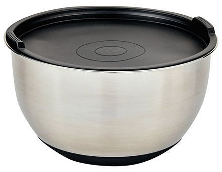 Rührschüssel, Ø26cm, H 15cm, 5L, Edelstahl, Deckel