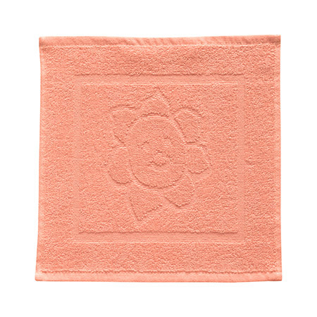 Seiftuch, 30x30cm, Sonne apricot, Frottee
