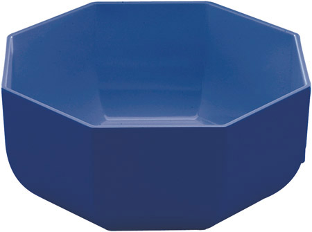 Schüssel 8eckig, 3L, blau, Melamin