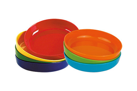 Dessertschale flach, blau, Ø 13cm, H 2,5cm
