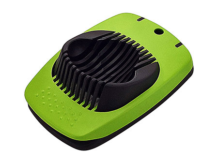 Eierschneider PP grün/schwarz, 13x9cm