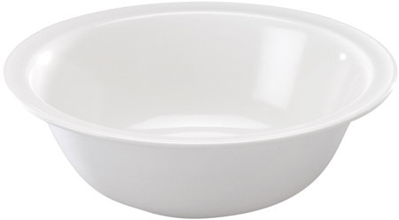 Schüssel, 23,5cm, 1,6L, weiß, Melamin