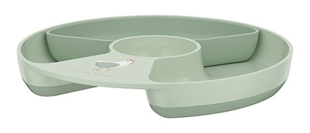 Lernteller mit Unterteilung Ø 20cm, Farm grün