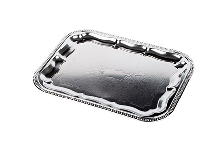 Partyplatte 41 x 31 cm, verchromt