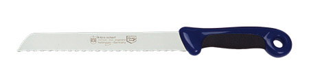 Brotmesser Bicolor Blau, extra scharf