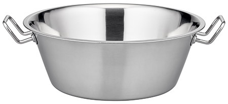 Schüssel PROFI 12L, Edelstahl Ø40cm, H 14,5cm,