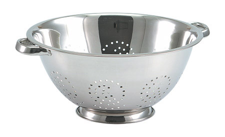 Seiher tief, Edelstahl rostfrei