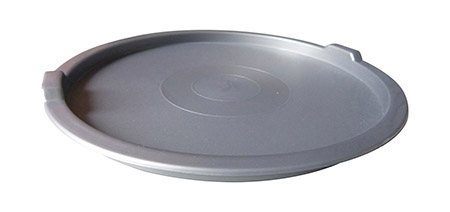 Kunststoffdeckel PP, grau