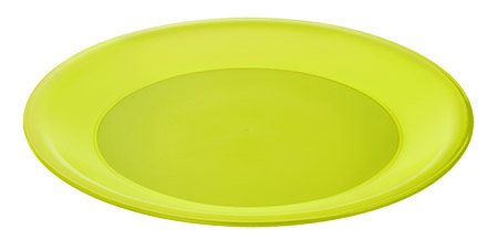Teller flach 26cm, Caruba, lime-grün
