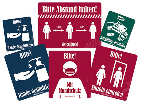 Aufkleber -Sortiment, 12-teilig