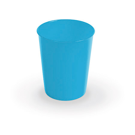 Trink-/Zahnputzbecher 0,2l, hellblau, Ø7cm, H8,5cm