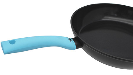 Bratpfanne Colorio hellblau, 28cm mit Stapelschutz