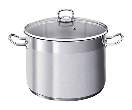 Kochtopf Vitalo BIG mit Glasdeckel, Ø30cm, 17Ltr.,