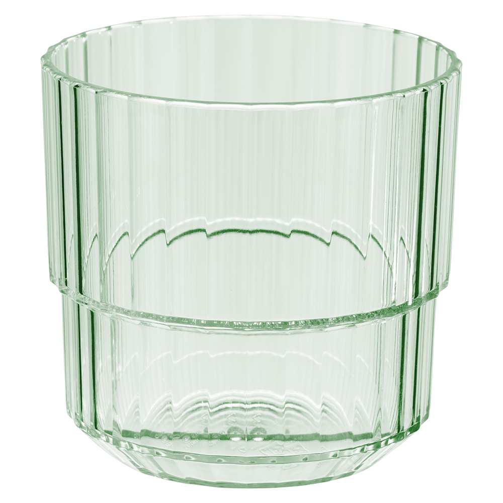 Stapelbecher LINEA, grün, 0,22l, Ø8,5cm, H8cm