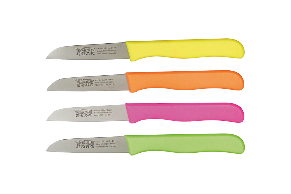 Küchenmesser, neonfarben, extra scharf
