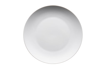 Teller flach 24,5cm Barca, weiß