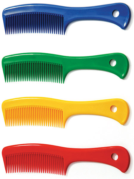 Griffkamm m. Loch, 19cm, PP