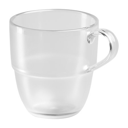 Stapeltasse TEATIME, transparent mattiert 0,25l