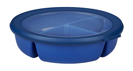 Mulitschale 3-geteilt, vivid blue, Bento Bowl