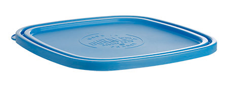 PE-Deckel blau, Lys Carré 20,1x20,1cm