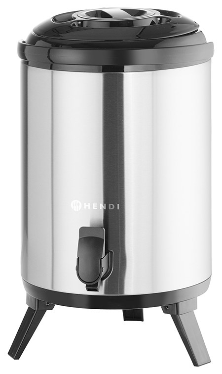 Getränkespender, 9L, isoliert, Edelstahl,