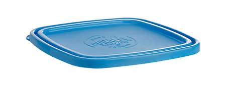 PE-Deckel blau, Lys Carré 17,1x17,1cm