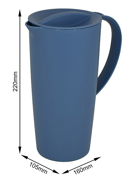 Kanne Caruba, horizon-blau, 1,2L