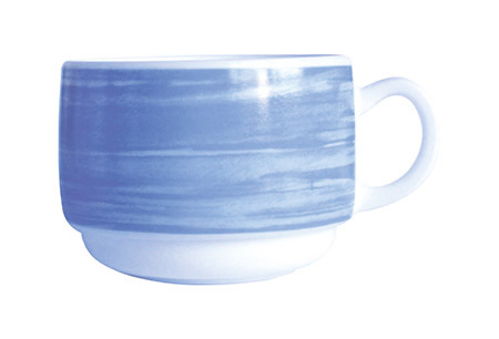 Obertasse, 19cl, Brush Blue
