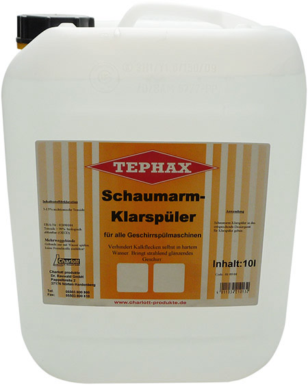 Klarspülmittel, flüssig, Kanister 10Ltr.