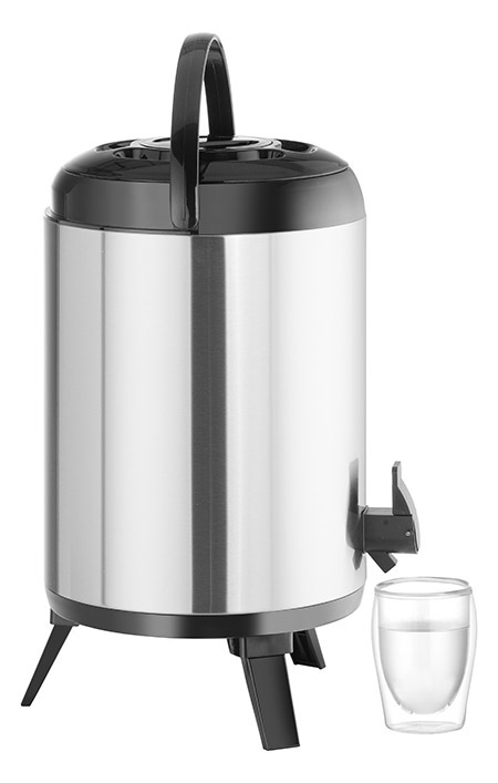 Getränkespender, 9L, isoliert, Edelstahl,