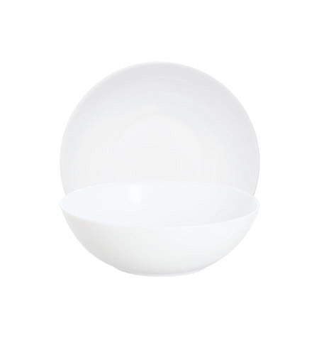 Multischale Apy White 16cm, H 5cm, Hartglas